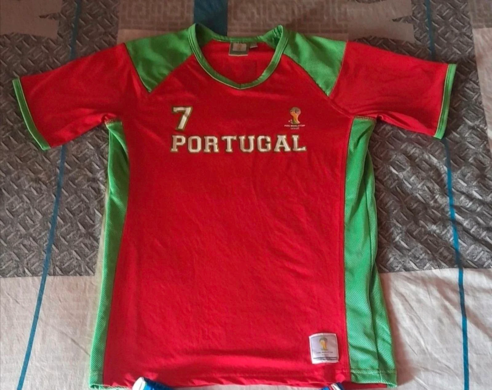 Conjunto de futebol da seleção de Portugal copa do mundo Brasil 2014 – photo 4